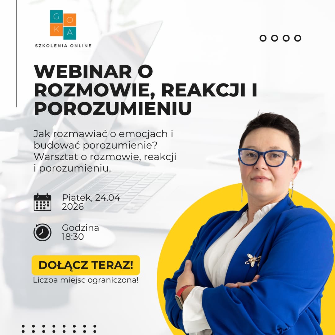 Webinar o rozmowie, reakcji i porozumieniu